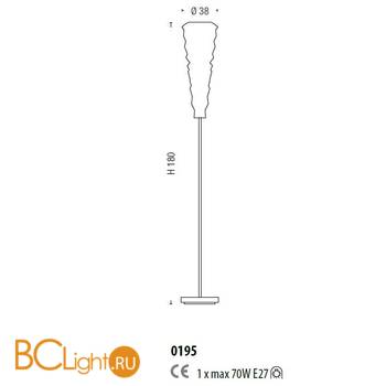 Торшер Sylcom Chaotic 0195 TOP - Схема