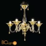 Потолочная люстра Sylcom Dolfin 1380/5 D CR.ORO