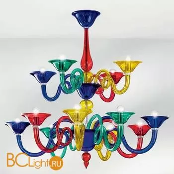 Потолочная люстра Sylcom Dolfin 1382/8+4 M