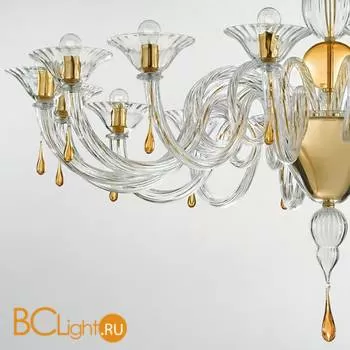 Подвесная люстра на штанге Sylcom Dolfin 1380/16 D CR.A - Фото 0