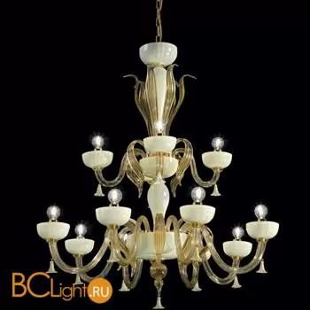 Люстра Sylcom Foscari 1521/8+4 D BLAV AV