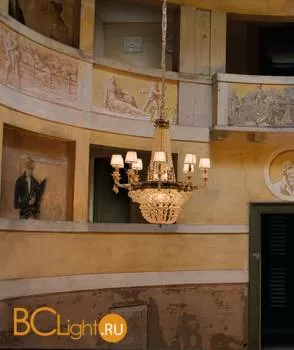 Люстра Sylcom Impero 1648/10 BRU ORO + TOP 1648 ORO - Фото 1