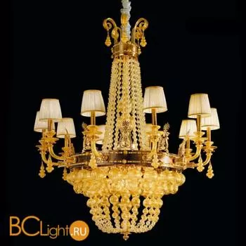 Люстра Sylcom Impero 1648/10 BRU ORO + TOP 1648 ORO
