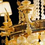 Люстра Sylcom Impero 1648/10 BRU ORO + TOP 1648 ORO - Фото 0