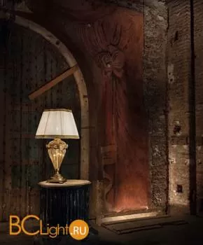 Настольная лампа Sylcom Impero 1669 BRU ORO + TOP 1669 ORO - Фото 0