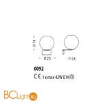 Бра Sylcom Jupiter 0092 K AMT - Схема