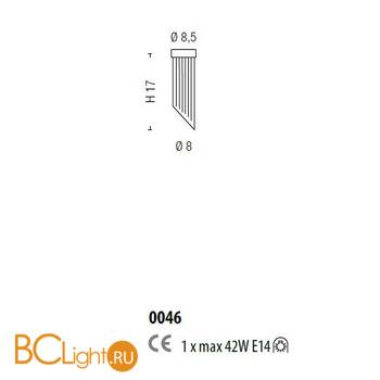 Потолочный светильник Sylcom Korinthos 0046 BLCR.GRY - Схема