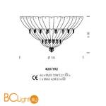 Потолочный светильник Sylcom Manin 420/192 CR - Схема