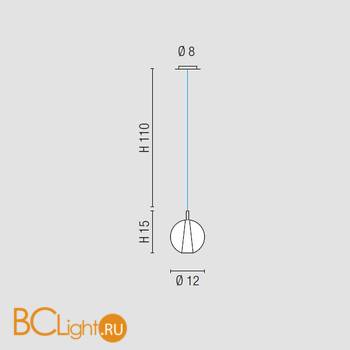 Подвесной светильник Sylcom Mira 0420 AS - Схема