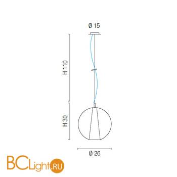 Подвесной светильник Sylcom Mira 0424 FU - Схема