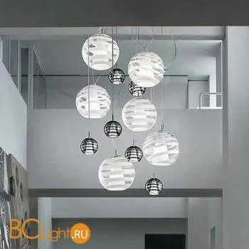 Композиция подвесных светильник Sylcom Mira 6x 0425 SP.BL + KIT 0421