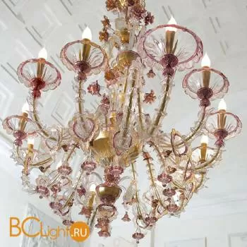 Люстра Sylcom Rezzonico 1472/12 PO AMT.ORO