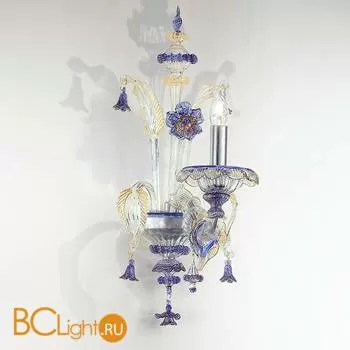 Бра Sylcom Rezzonico 1474/A1 PA BLU.ORO