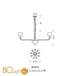 Люстра Sylcom Sahara 2010/12 DEN - Схема