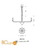 Люстра Sylcom Sahara 2011/12 CR - Схема