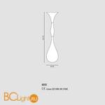 Подвесной светильник Sylcom Stilla 0355 BL - Схема