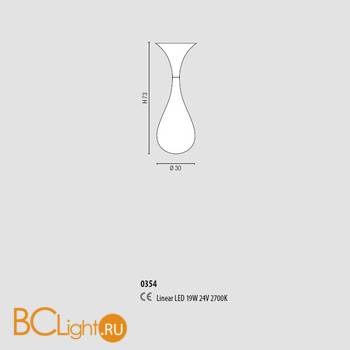 Подвесной светильник Sylcom Stilla 0354 DEN - Схема