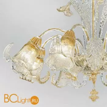 Люстра Sylcom Soffio 1004/8 CR.ORO - Фото 0