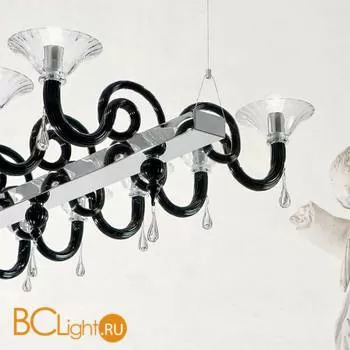 Подвесной светильник Sylcom Soffio 1381/10 NE.CR