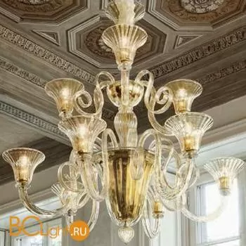 Люстра Sylcom Soffio 1388/6+3 D CR.ORO