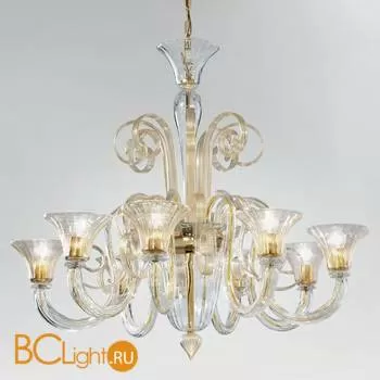 Люстра Sylcom Soffio 1388/8 D CR.ORO