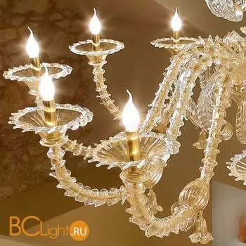 Люстра Sylcom Soffio 1453/12 D ORO - Фото 0