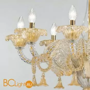 Люстра Sylcom Soffio 1457/8 D CR.ORO - Фото 0