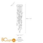 Потолочный светильник Terzani Angel Falls Q10S H4 A9 (24 angels) - Схема