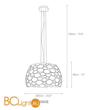 Подвесной светильник Terzani Anish Q62S E7 C8 - Схема