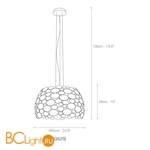 Подвесной светильник Terzani Anish Q62S E7 C8 - Схема