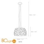 Подвесной светильник Terzani Anish Q61S E7 C8 - Схема