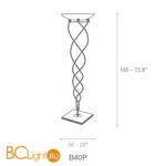 Торшер Terzani Antinea B40P F1 B4 - Схема