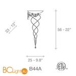 Бра Terzani Antinea B41A F1 B4 - Схема