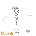 Бра Terzani Antinea B44A F1 B4 - Схема