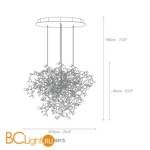 Подвесной светильник Terzani Argent N91S E7 C8 - Схема