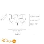 Подвесной светильник Terzani Atlantis A18S E9 C8 - Схема