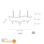Подвесной светильник Terzani Atlantis A16S E7 C8 - Схема