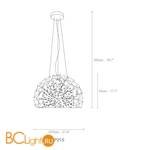 Подвесной светильник Terzani Core P21S L6 A9 - Схема