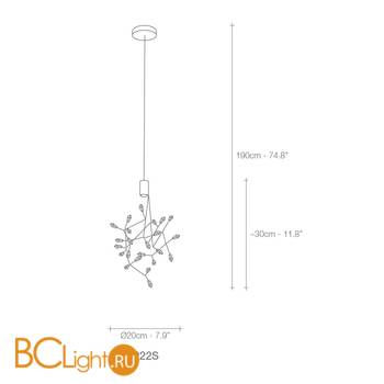 Подвесной светильник Terzani Core P22S E7 A9 - Схема