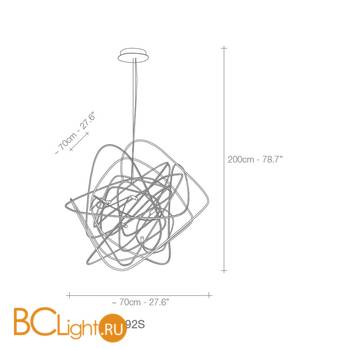 Подвесной светильник Terzani Doodle J92S E7 C8 - Схема