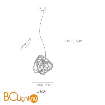 Подвесной светильник Terzani Doodle J80S M4 C8 - Схема