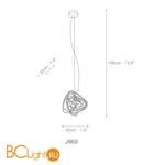 Подвесной светильник Terzani Doodle J96S E7 C8 - Схема