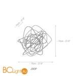 Настольная лампа Terzani Doodle J90P M4 C8 - Схема