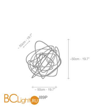 Настольная лампа Terzani Doodle J89P E7 C - Схема
