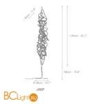 Напольный светильник Terzani Doodle J86P M4 C8 - Схема