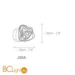 Настенный светильник Terzani Doodle J88A L6 C8 - Схема