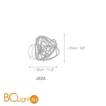 Настенный светильник Terzani Doodle J82A L5 C8 - Схема