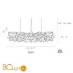 Подвесной светильник Terzani Etoile P04S E7 C8 - Схема