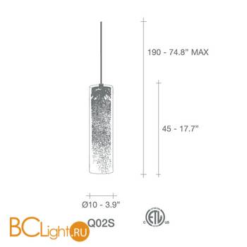 Подвесной светильник Terzani Frame Q02S L6 A9 - Схема