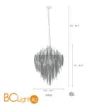 Подвесной светильник Terzani Iceberg P60S E8 A9 - Схема